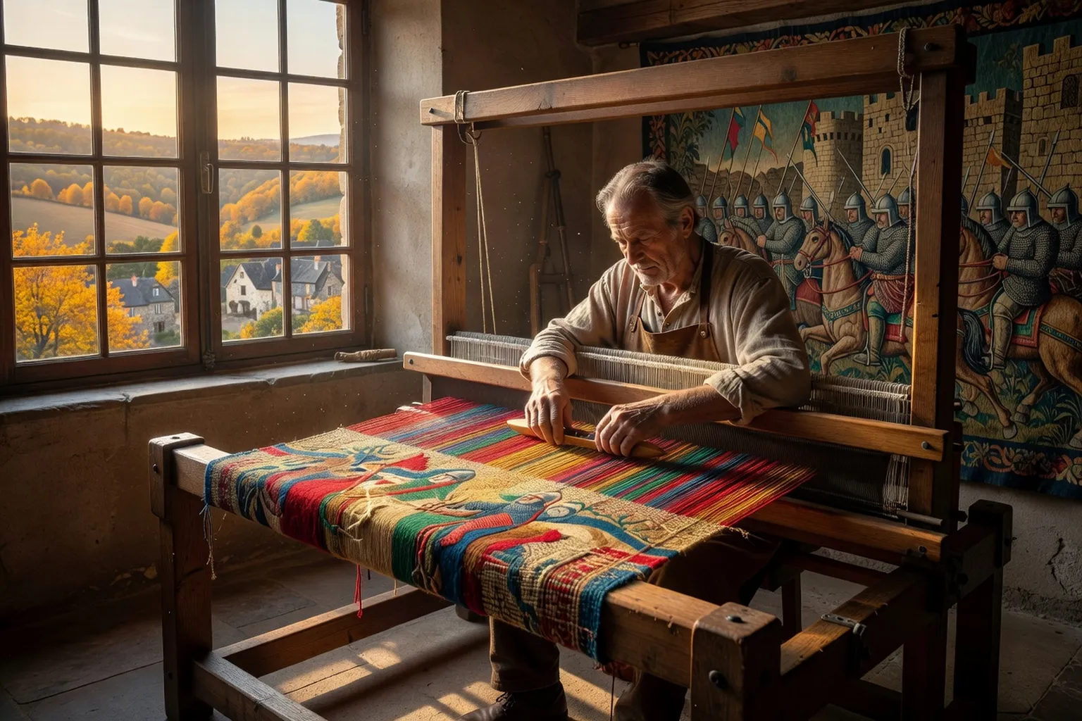 Aubusson : technique, histoire et lissiers d'une tapisserie UNESCO